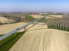Il rendering del nuovo ponte di Cardé