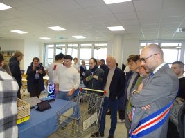 Un momento di presentazione dei progetti ideati dagli alunni del Vallauri