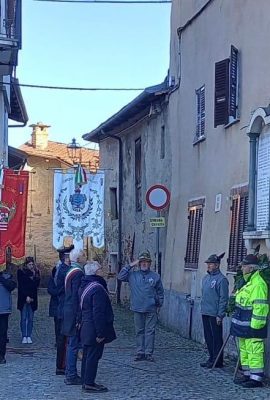 Un momento delle commemorazioni dell'82° anniversario dell’eccidio di piazza Paschetta
