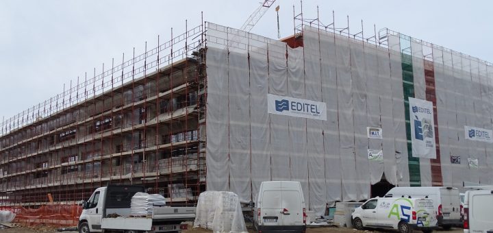 Il sopralluogo al cantiere del nuovo Istituto “Sebastiano Grandis” di Cuneo