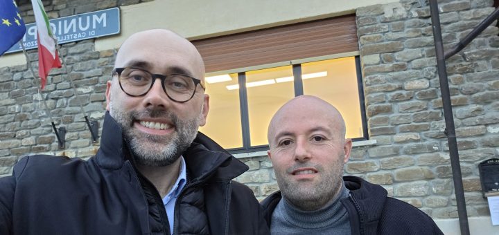 L'incontro tra il presidente Robaldo e il sindaco di Castelletto Uzzone Gabriele Molinari