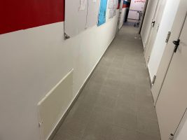 i lavori di adeguamento antincendio e miglioramento funzionale del PalaItis di Mondovì