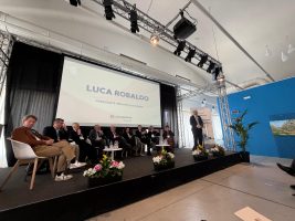 L'intervento del presidente della Provincia durante l'assemblea di confcooperative Piemonte Sud