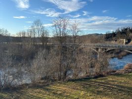 Il ponte sul Tanaro della sp 115 in località Piantorre di Castellinaldo
