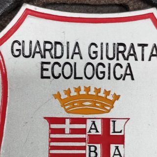 Il distintivo di Guardia Giurata Ecologica
