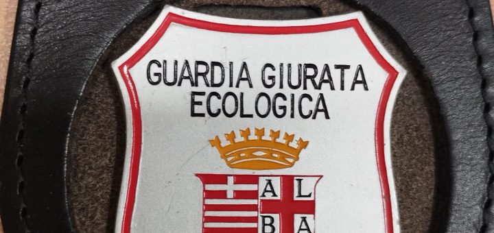 Il distintivo di Guardia Giurata Ecologica