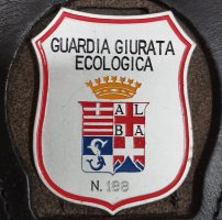 Il distintivo di Guardia Giurata Ecologica