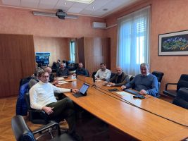 I partecipanti alla cabina di regia sulla PSA del 23 febbraio