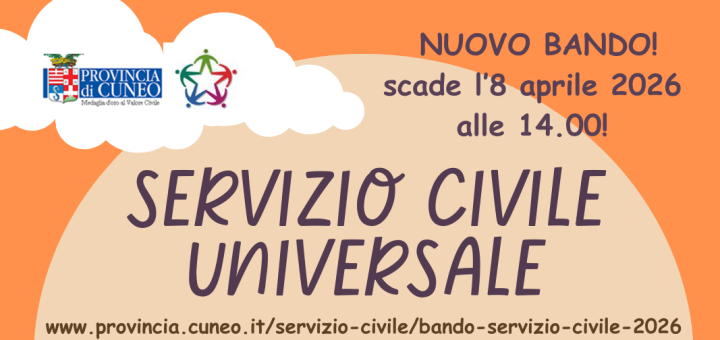 La locandina del Servizio Civile Universale 2026