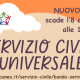 La locandina del Servizio Civile Universale 2026