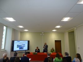 Un momento della conferenza di presentazione degli interventi realizzati grazie alla collaborazione tra Provincia e Fondazione CRC