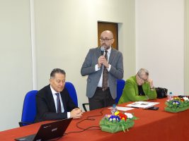 L'intervento del presidente Robaldo alla conferenza di presentazione degli interventi realizzati grazie alla collaborazione tra Provincia e Fondazione CRC