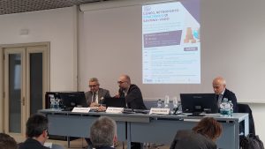 L'intervento del presidente Robaldo durante l'incontro sulle zone logistiche semplificate