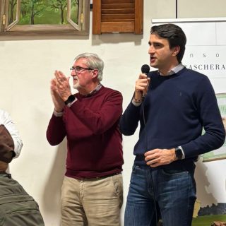 L'intervento del consigliere Danna durante la Festa del Tartufo Nero di Scagnello