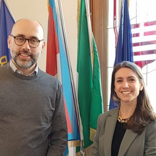 L'incontro tra il presidente Robaldo e l'arch. Francesca Dalmasso