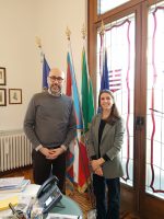 L'incontro tra il presidente Robaldo e l'arch. Francesca Dalmasso