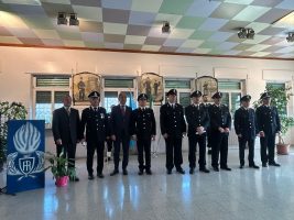 Un momento della cerimonia per il 209° anniversario della Polizia Penitenziaria