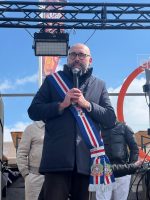 L'intervento del presidente Robaldo durante la premiazione dell'iniziativa “Un Comune Obiettivo – La gara che unisce”