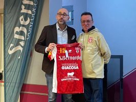 L'intervento del presidente Robaldo alla presentazione delle squadre dell’Ama Brenta Balon