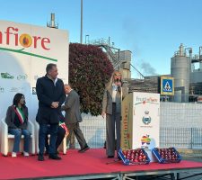 L'intervento della consigliera Casale durante l'inaugurazione della XXIV edizione di Fruttinfiore