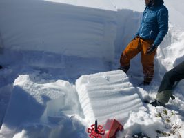 Un momento del confronto internazionale sulla stabilità del manto nevoso.