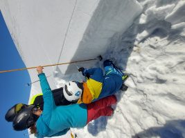 Un momento del confronto internazionale sulla stabilità del manto nevoso.