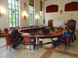 Un momento dell'incontro tra la Provincia e l'ASD Le Nuvole