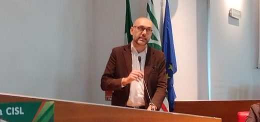 L'intervento del presidente Robaldo all'incontro della Cisl