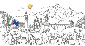 Immagine tratta dalal locandina dell’iniziativa INPS sulla riforma della disabilità