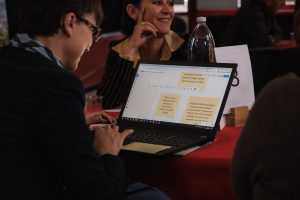 Un momento dell’atelier partecipativo del progetto Paysage+ Aimable