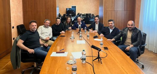 I Presidenti delle Unioni Montane con il consigliere provinciale Silvano Dovetta