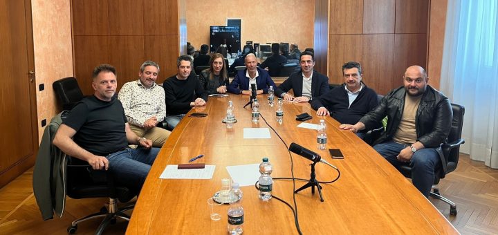 I Presidenti delle Unioni Montane con il consigliere provinciale Silvano Dovetta