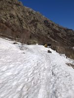 Le operazioni per la riapertura della sp 239 tra Tetti Gaina e Terme di Valdieri