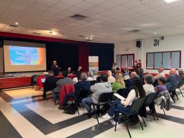 Il pubblico presente all'incontro del progetto europeo Paysage+ Aimable