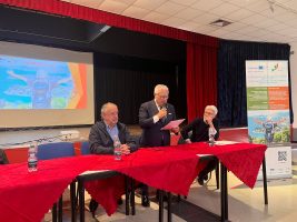 L'intervento del consigliere Pulitanò durante l’incontro del progetto europeo Paysage+ Aimable