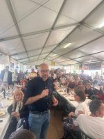 L'intervento del presidente Robaldo alla festa di San Giuseppe a Monasterolo di Savigliano