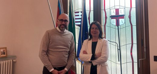 L'incontro tra il presidente Robaldo e Aurelia Isoardi, nuova presidente dei Commercialisti di Cuneo