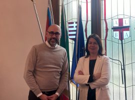 L'incontro tra il presidente Robaldo e Aurelia Isoardi, nuova presidente dei Commercialisti di Cuneo