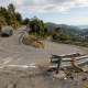 Un guardrail danneggiato dopo un incidente stradale