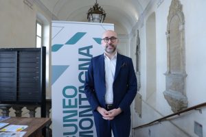 Il presidente Robaldo all'inaugurazione del Cuneo Montagna Festival