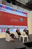 L'intervento del presidente Robaldo durante la presentazione del "Lavoro buono" al Salone del Libro 2026
