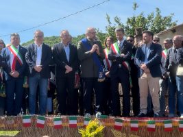 L'intervento di Robaldo durante l'inaugurazione della fiera “Un asino per amico”