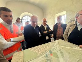 Il sopralluogo alla Cappella di San Bernardo, in località Cascina Buscarino di Margarita