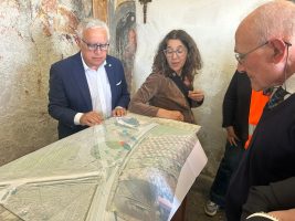 Il sopralluogo alla Cappella di San Bernardo, in località Cascina Buscarino di Margarita