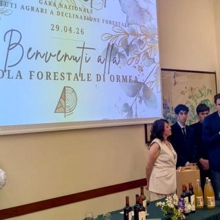L'intervento del consigliere Danna durante la cena di gala