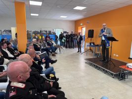L'intervento del presidente Robaldo all'inaugurazione della nuova mensa scolastica di Sampeyre