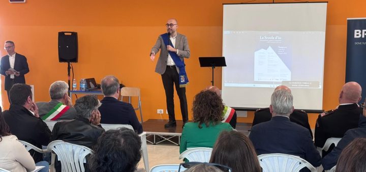 L'intervento del presidente Robaldo all'inaugurazione della nuova mensa scolastica di Sampeyre
