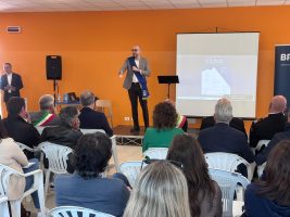 L'intervento del presidente Robaldo all'inaugurazione della nuova mensa scolastica di Sampeyre
