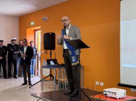 L'intervento del presidente Robaldo all'inaugurazione della nuova mensa scolastica di Sampeyre
