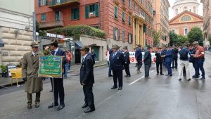 La sfilata della sezione Ana di Cuneo "Divisione alpina cuneense" a Genova per l’adunata degli Alpini 2026
